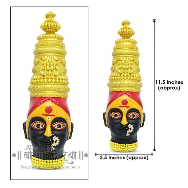Tulja Bhavani Jagdamba Mata Kuldevi Mukhotta Ma Ammavari Face Face Kulswamini Maa/Mukhota/Margashirsha Laxmi