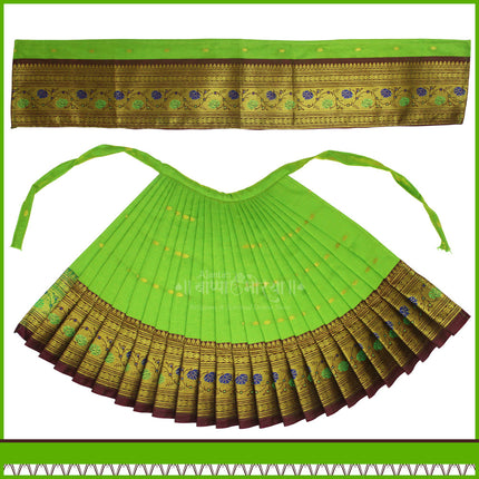 Maharani Devi Dress Poshak for Idol | Traditional Goddess Dress for Lakshmi Durga Ambabai Perfect for Navratri, Margashirsha, Varalaxmi Traditional Dress for Mata Rani Idol (12 Inch Poshak)