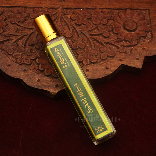 Swami Heena Attar Roll-On – Traditional  Natural Perfume Oil for Meditation, Prayer, Pooja, Devotion, Relaxation & Everyday Wear
