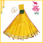Without Mango Leaf On Gudi Vastra / पिवळा
