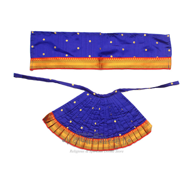 Handcrafted Devi Pooja Dress Poshak –Premium Quality Navratri Margashish Guravar Puja Kalash Sthapna Traditional Wear For Devi Mata  (9 Inch (Poshak Height)  x 13 Inch (Poshak Width) )