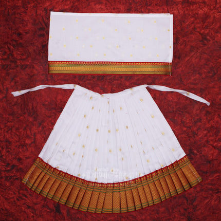 Mahalaxmi Dress Vastra/Poshak | Kalash Sthapana Margashirsh Puja | Traditional Dress Poshak for Devi Maa Lakshmi for Puja (12 Inch Poshak)