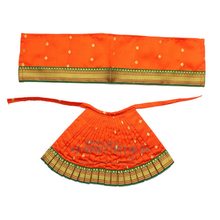 Navratri Goddess MATA Rani Poshak, Maa Laxmi, Durga, Saraswati, Radha Shringar for Kalasha Pooja (6(Height) 12(Length) Inch)