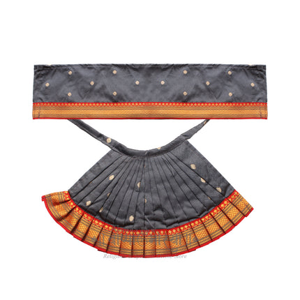 Lehenga Patka for Navratri Matarani Puja|Kalash Sthapana Margashirsh Puja | Navratri Traditional Dress Poshak for Puja Dimensions of lehenga: 19 inches (LENGHT) x 12 inches (HEIGHT)