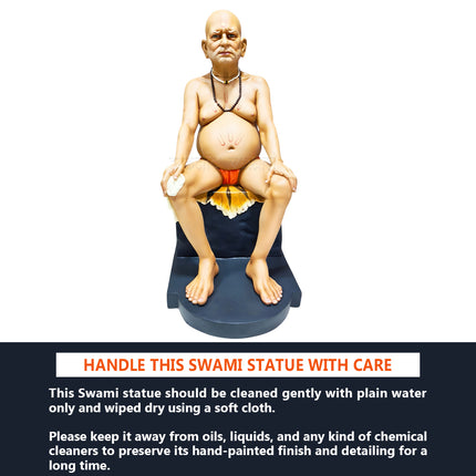 Digambar Anant Shakti Brahmandnayak Rajadhiraj Yogiraj Jagadguru Shri Swami Samarth Akkalkotnivas Divya Blessing (21-Inch)