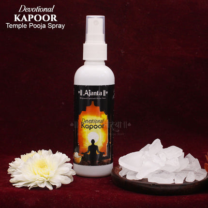 Devotional Kapoor Temple Spray – Pure Camphor Fragrance for Mandir, Pooja & Daily Aarti (100 ML)