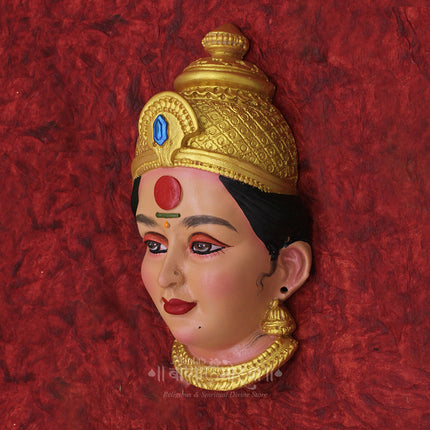 Mahalakshmi’s Auspicious Form Shakti Roopam – DhanashreeDevi  Face Bringer of Wealth & Fortune Eternal Source of Prosperity, Purity & Divine Energy (6.5 Inches)