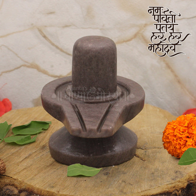 Narmadeshwar Lingam Shivoham  – Divine Stone Shivling for Prosperity, Protection & Positive Energy– Powerful Shivling for Rudrabhishek & Worship