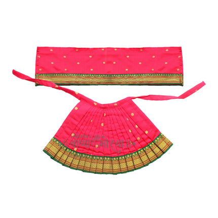 Navratri Goddess MATA Rani Poshak, Maa Laxmi, Durga, Saraswati, Radha Shringar for Kalasha Pooja (6(Height) 12(Length) Inch)