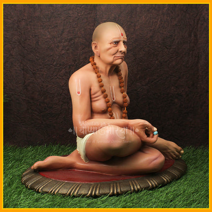 Swami Samarth Idol | Spiritual Statue of Akkalkot Maharaj | Devotional Murti for Home, Temple & Puja