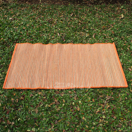 Sacred Kusha Asan (Khusa Aasan) Yoga Mat – Traditional Darbha Grass Mat for Puja, Meditation & Religious Rituals