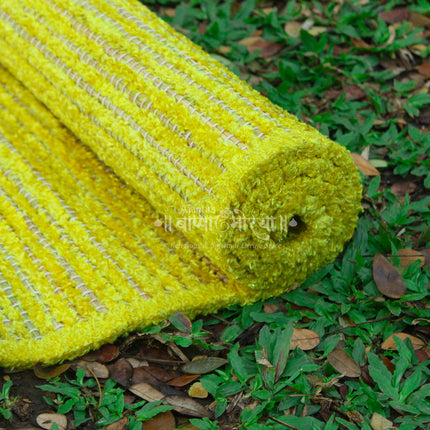 Namasmarana Japa  Natural River Grass Square Handcraft Pooja Floor Mats/Meditation Prayer, Sitting, Aasan Mat Chatai Eco-Friendly Natural River Grass Pooja Aasan | Square Handmade Meditation & Prayer Mat (Big Size )