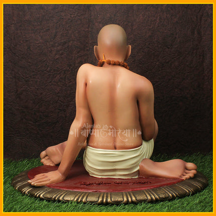 Swami Samarth Idol | Spiritual Statue of Akkalkot Maharaj | Devotional Murti for Home, Temple & Puja