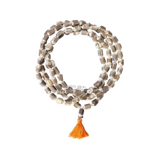 Original Sacred Tulsi Mala for Japa, Meditation & Chanting | Pure Tulsi Wood Prayer Beads for Pooja, Vaishnav Pooja Rituals, Ekadashi & Janmashtami Worship Devotion & Daily Spiritual Practice Sandalwood Mala / Rosary