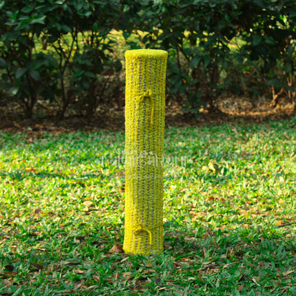 Namasmarana Japa  Natural River Grass Square Handcraft Pooja Floor Mats/Meditation Prayer, Sitting, Aasan Mat Chatai Eco-Friendly Natural River Grass Pooja Aasan | Square Handmade Meditation & Prayer Mat (Big Size )