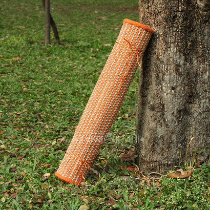 Sacred Kusha Asan (Khusa Aasan) Yoga Mat – Traditional Darbha Grass Mat for Puja, Meditation & Religious Rituals