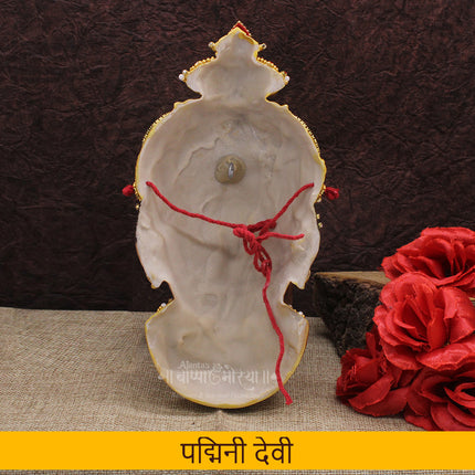 Padmini Mata Face Mukhota |Traditional Decorative Mukut for Pooja Room | Perfect for Margashirsha Goddess  Laxmi Vratam Puja & Festivals