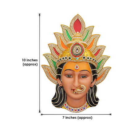 Padmasundari Mahalaxmi Devi Face Mukhota/Maa Goddess for Margashirsha  Varaha Laxmi,Guruvar Vratam Puja, Navratri Pooja