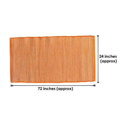 Namasmarana Japa Kusha Grass Pooja Aasan with Cover Sitting Floor Mats, Handmade Aasan for Puja Asan Mandir Meditation Foldable Pooja Sitting Chatai (Big Size)