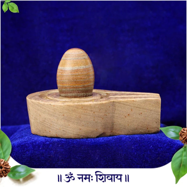 Vishwanath  Roop Natural Shiv Lingam Original Narmada Shivling (Narmadeshwar Shivling)  – Special For Shravan Month Puja & Mahashivratri Puja Abhishek & Meditation