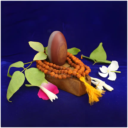पवित्र शिवपूजन संच - देवादिदेव आणि नटेश्वर आद्ययोगी रुद्राचे शिवलिंग | आध्यात्मिक पूजा, अभिषेक आणि ध्यानासाठी शक्तिशाली शिवलिंग