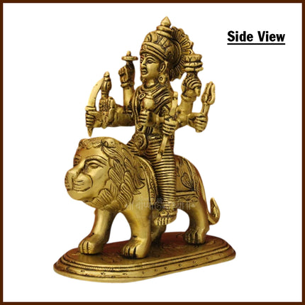 Sherawali Maa Mumbadevi Ambika – Divine Goddess Durga Shakti Mata Idol for Home Temple & Puja