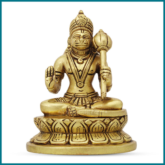 Lord Hanuman Divine Strength Powers & Protection Statue | Sacred Vanara Bajrangbali Idol for Home Temple, Puja & Spiritual Protection
