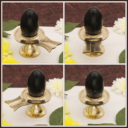 नर्मदेश्वर शिवलिंगम सेटसह दिव्य पितळी जलधारी | पूजा मंदिर सजावट | आध्यात्मिक घरगुती पूजेचे साहित्य | महाशिवरात्री आणि श्रावण महिन्यासाठी विशेष