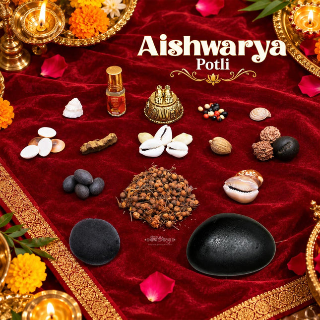 Aishwarya Mahalakshmi Kuber Potli for Wealth, Prosperity & Protection | Bring Home Goddess Lakshmi’s Divine Blessings | Ajanta Spiritual Potli for Fortune & Success
