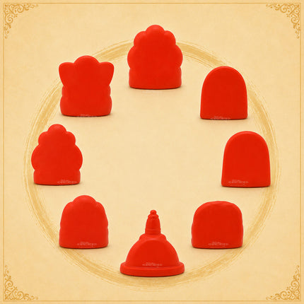 Ashtavinayak Siddh Bappa Darshan Set | Sacred Collection of 8 Ashtavinayak Ganesh Idols | Premium Hindu Pooja & Temple Decor | Spiritual Gift for Home, Office & Festivals