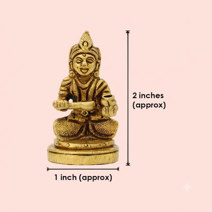 Goddess Annapurneswari Deity Idol Murti | Divine Statue for Home Temple (देवी अन्नपूर्णेश्वरी मूर्ती | गृह-मंदिरासाठी दिव्य मूर्ती)