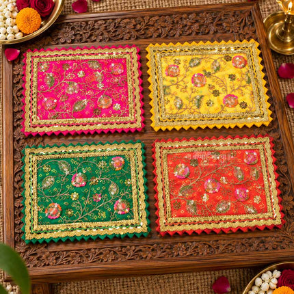 Bandhani Print Mata Ki Chunri | Devi Mata Pooja Chunari Dupatta | Navratri, Mata Rani Shringar & Mandir Decoration