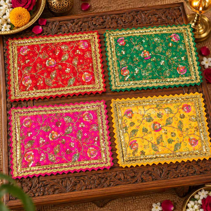 Bandhani Print Mata Ki Chunri | Devi Mata Pooja Chunari Dupatta | Navratri, Mata Rani Shringar & Mandir Decoration