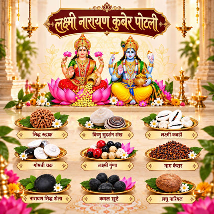 Lakshmi Kuber Potli for Wealth and Prosperity Daily Puja And For Diwali Financial Blessings Attract Abundance, Remove Obstacles & Grow Finances
