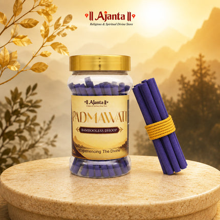 Padmavati Premium Bambooless Dhoop Sticks | Traditional Indian Pooja Dhoop for Daily Worship, Meditation, Prayer, Home Temple & Spiritual Rituals | Rich Long-Lasting Fragrance
