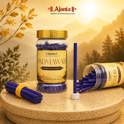Padmavati Premium Bambooless Dhoop Sticks | Traditional Indian Pooja Dhoop for Daily Worship, Meditation, Prayer, Home Temple & Spiritual Rituals | Rich Long-Lasting Fragrance