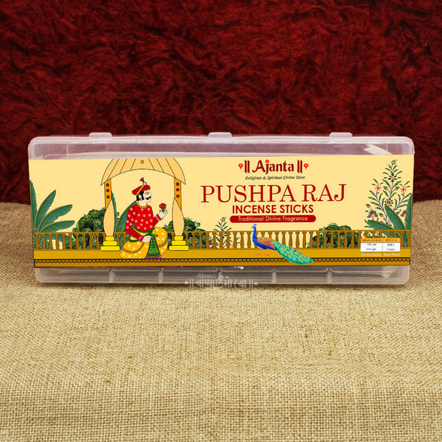 Pushparaj Incense Sticks | Premium Handrolled Masala Agarbatti for Pooja, Meditation & Spiritual Rituals | Long Lasting Divine Fragrance