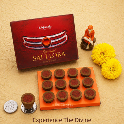 Sai Flora Dhoop Cups साई फ्लोरा धूप कप  for Pooja Meditation & Spiritual Rituals