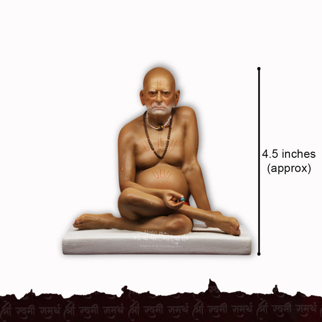 Shri Swami Samarth Akkalkotnivas Rajadhiraj Yogiraj Jagadguru Divya Avatar Murti( 4.5 inches)