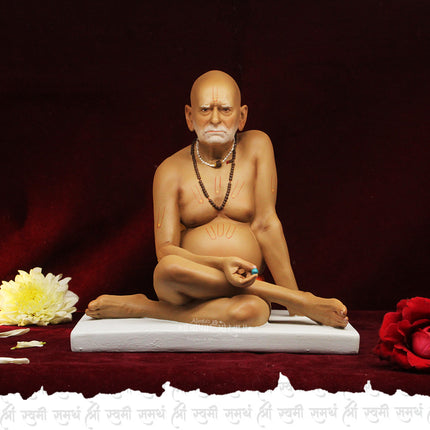 दिगंबर अनंत शक्ती ब्रह्मांडनायक राजाधिराज योगीराज जगद्गुरू श्री स्वामी समर्थ अक्कलकोटनिवासी दिव्य आशीर्वाद (६-इंच)