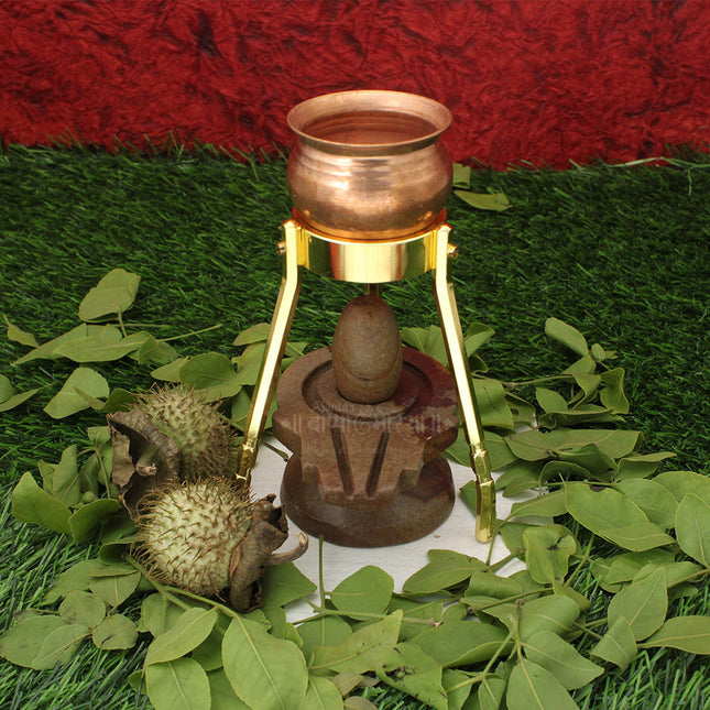 Tryambakeshwar Shivling Divine Shiva Lingam for Ideal for daily puja, Abhishek, Shravan, and Mahashivratri worship