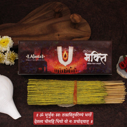 Vedic Bhakti वैदिक भक्ती Premium Incense Sticks for Daily Puja & Meditation