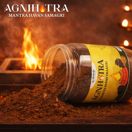 Ajanta Agnihotra Havan Samagri – Natural Herbal Hawan Mix for Vedic Yagna, Puja, Meditation & Positive Energy | Traditional Hawan Ingredients Blend