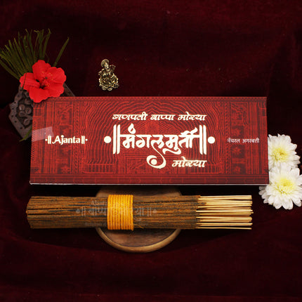 Ajanta MangalMurti Natural Agarbatti – Divine Fragrance for Ganpati Bappa
