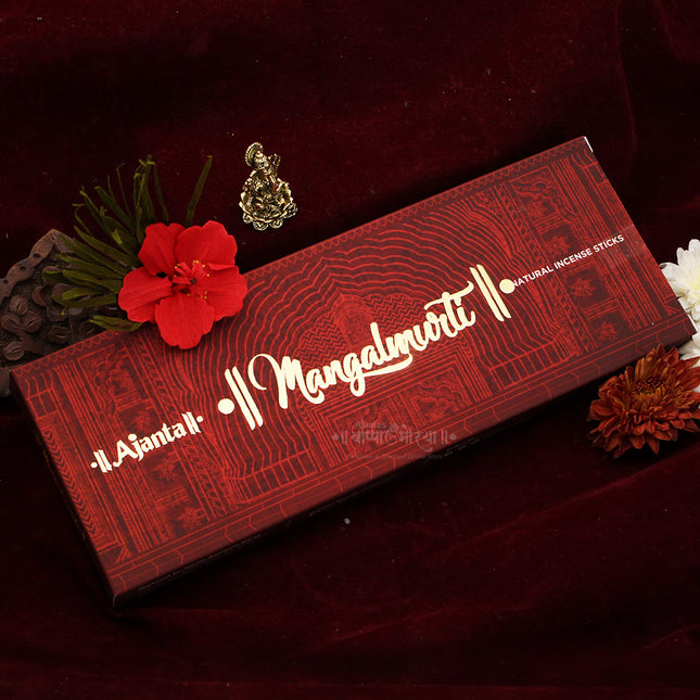 Ajanta MangalMurti Natural Agarbatti – Divine Fragrance for Ganpati Bappa