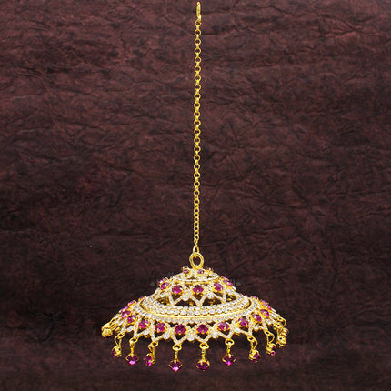 Traditional Mata Rani Chattar Mata Ka Chatra For Mandir | Decorative Chadawa For Goddess Idol | Navratri Special Puja Decoration for Goddess Idol | Home Mandir, Pooja Setup & Temple Decoration