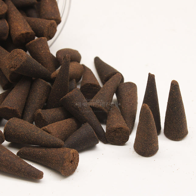 Natural Red Rose Dhoop Cones – Premium Floral Fragrance for Pooja, Meditation & Home Aroma