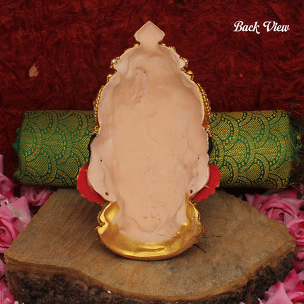 Dhanshri Mahalakshmi Varalakshmi Devi Face – Handcrafted Decorative Idol for Pooja & Festivals (6.5 x 4 Inches)
