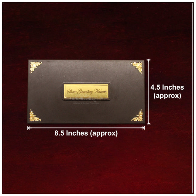 Ashtavinayak Ganpati Shubh Labh Divine Gift Set with Golden Paduka  Puja Box Traditional Hindu Gift for Wealth, Positivity & Good Fortune