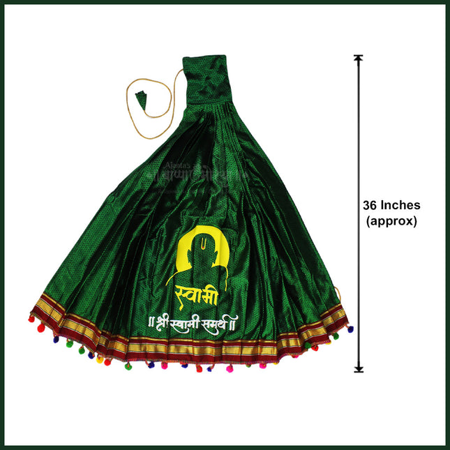 Swami Mauli Marathi Maharashtrian New Year Gudhi Padwa Special Traditional Cloth for Gudi Padwa Celebration Festive Pooja & Home Decor Item (36 Inch )